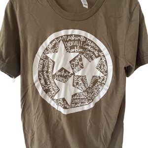 Bella Canvas Olive Graphic Tee